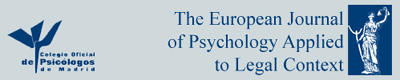 logo of The European Journal of Psychology Applied to Legal Context