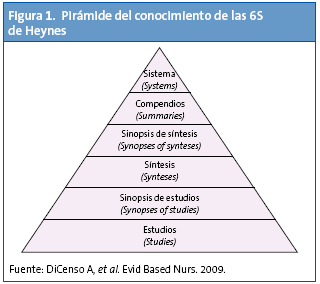 Figura 1. Pirámide del conocimiento de las 6S de Heynes