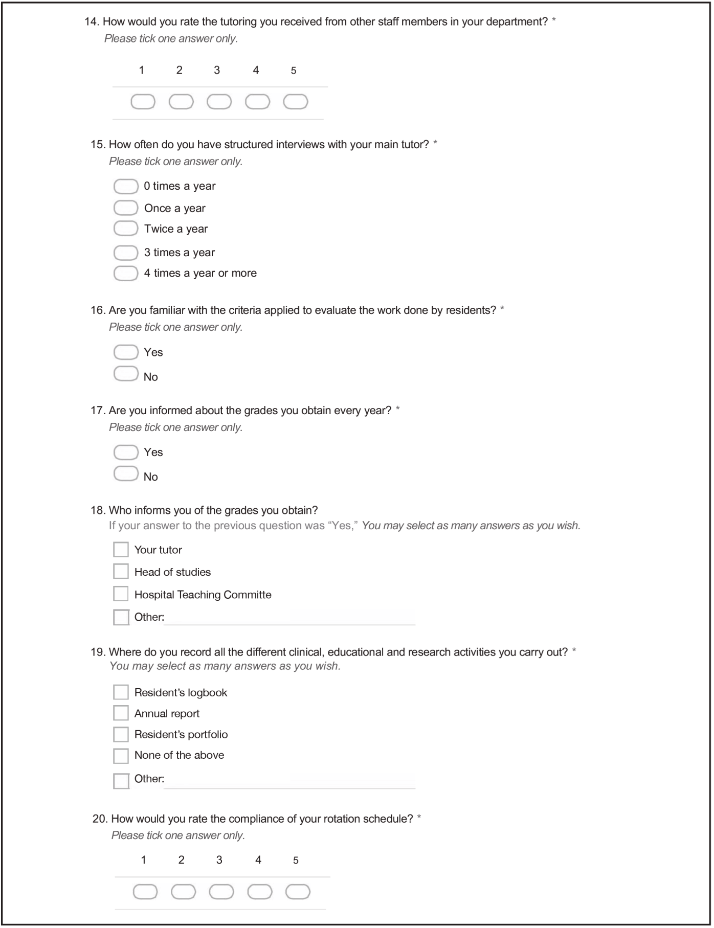 Evaluation of specialized training in hospital pharmacy