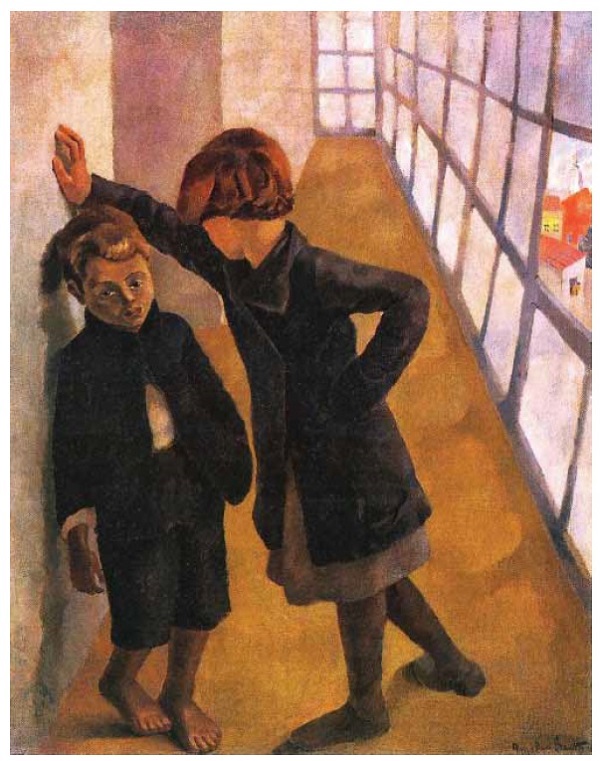 Niños pobres. ángeles Santos (1911-2013). Museo Nacional Centro de Arte Reina Sofía. Madrid.