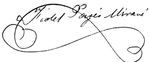 Firma de Pagés.